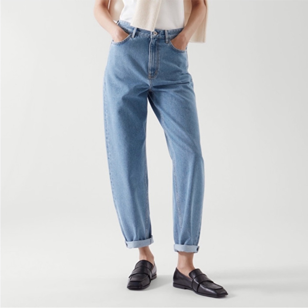 COS Light Blue Tapered Jeans